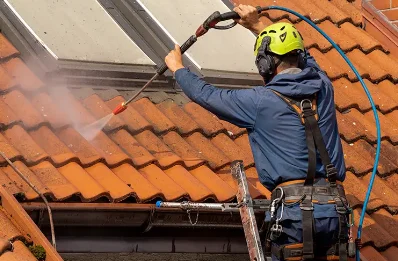 Démoussage et hydrofuge de toiture à la Garde